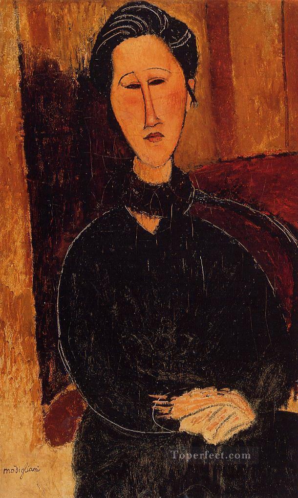 Anna Hanka Zabrowska 1916 Amedeo Modigliani Pintura al óleo